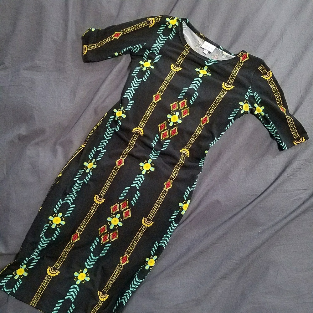 Lularoe Julia xxs Tribal Print